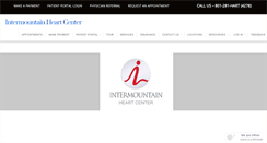 Desktop Screenshot of intermountainheartcenter.com
